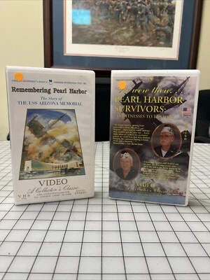 2 VHS "Remembering Pearl Harbor" & "We Were There..." Eyewitness to History, LOT - Image 1 of 4