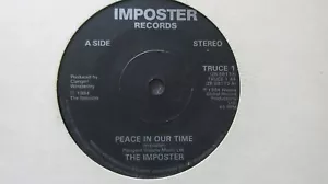 The Imposter (Elvis Costello) Peace in Our Time 7" 1984 **NEAR MINT** - Imagen 1 de 1