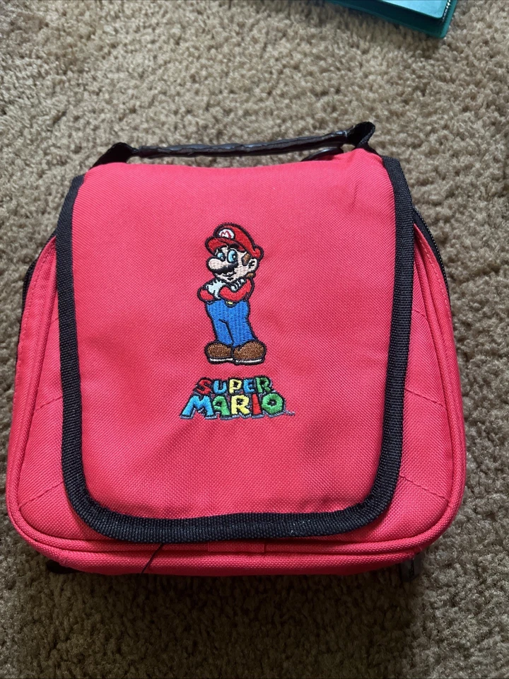 Estuche de Transporte Nintendo 3DS XL DS DSi 2DS Super Mario Bros Rojo  Foto 1 de 4