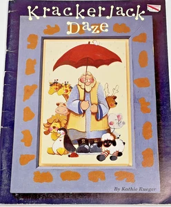 Kracker Jack Daze by Kathie Rueger Noah's Ark PB 1993 Painting Wood Fabric - Picture 1 of 5
