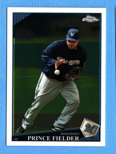 2009 Topps Chrome #136 Prince Fielder Milwaukee Brewers - Picture 1 of 1
