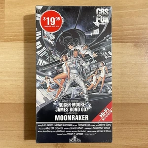 Moonraker VHS Roger Moore James Bond Wasserzeichen CBS FOX 1984 Neu Versiegelt - Bild 1 von 6