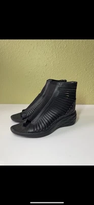 Sandalia de cuña Nike Lunarsandiator Sky Hi negra para mujer EE. UU. 9,5 excelente estado Ah Foto 1 de 4