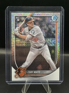 2025 Bowman Chrome #83 Coby Mayo Mojo Refractor Baltimore Orioles - Picture 1 of 2