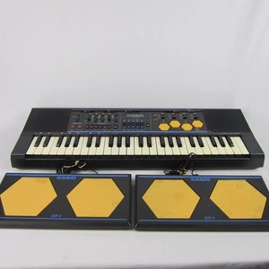 Casio Casiotone MT-520 Keyboard Works With (2) DP-1 Drum Pads AS IS - Picture 1 of 11