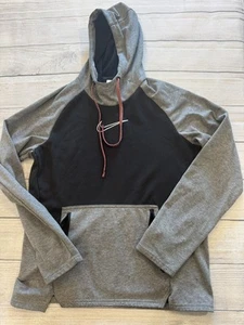 Nike Hoodie Herren Medium grau schwarz Therma-Fit Pullover Sweatshirt Reißverschlusstaschen - Bild 1 von 7