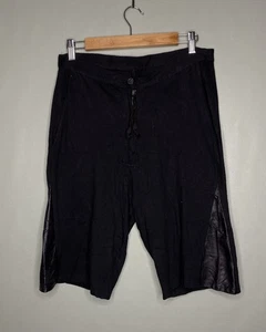 Damir Doma Silent Avantgarde Shorts schwarz Leder detailliert Gr. M Patoka - Bild 1 von 10