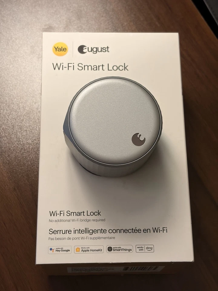 Cerradura inteligente Wi-Fi August (plateada) Foto 1 de 1