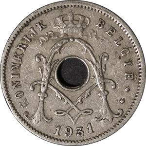 Belgium 5 Centimes 1931, KM #67, VF - Picture 1 of 2