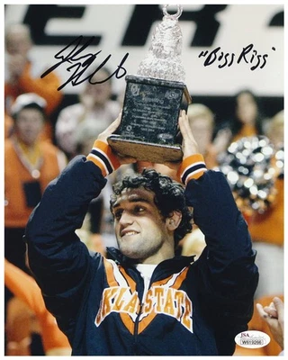 Foto firmada por Johny "Bigg Rigg" Hendricks UFC 8x10 (JSA COA) MMA Foto 1 de 2