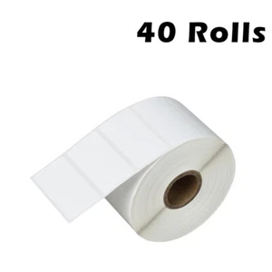Etiquetas térmicas directas 1300 40 rollos 2x1 para Zebra LP2824 LP2844 LP2442 TLP2844 - Imagen 1 de 12