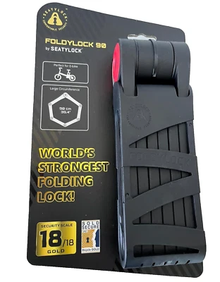 Foldylock 'Forever' 90cm - World's Strongest Folding Bike Lock (Sold Secure Gold - Image 1 of 4