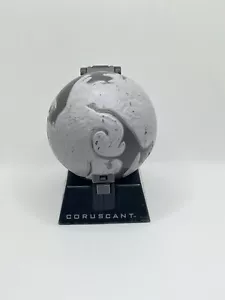 Star Wars Mini Planet Coruscant Mechanical Globe Toy VTG 1999 Palpatine Amidala - Picture 1 of 10