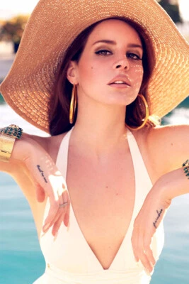 Lana Del Rey Music Star Songwriter Print Wall Art Home Decor - POSTER 20x30