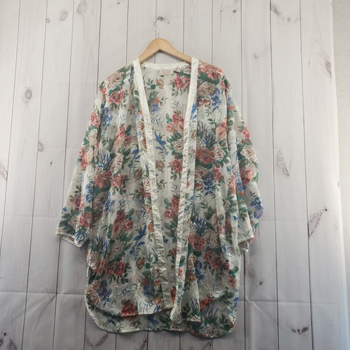 UNDERCOVER Abito Victoria's Secret Donna Medio Grande Multicolore Floreale Vintage Etichetta Oro