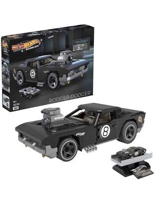 NUEVO Juego de bloques de construcción de autos Mega Construx Hot Wheels Rodger Dodger Foto 1 de 4