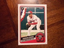 2020 Lansing Lugnuts 25th Anniversary ROBINSON CHIRINOS Single Card VENEZUELA