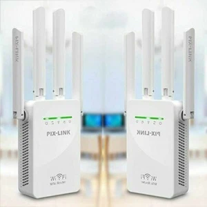 Dual-Band Wifi Extender Repeater Wireless Router Range Network Signal Booster UK - Picture 1 of 8