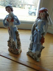 Vintage Paar ausgefallene Figuren - männlich und weiblich - Jacques - Bild 1 von 4