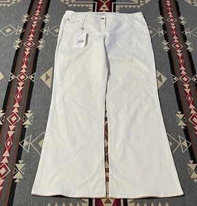 Christian Dior Jeans Womens Sz 10 (30x28) White Cotton Blend Paris T17 - Picture 1 of 13