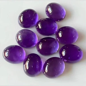 AAA+ Top Qualität Amethyst 6x8mm-16x22mm Oval Cabochon Edelstein | - Bild 1 von 5