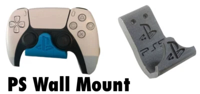 3D Bedruckt Wandhalterung für PLAYSTATION PS5 & PS4 Dualsense Controller - Bild 1 von 4