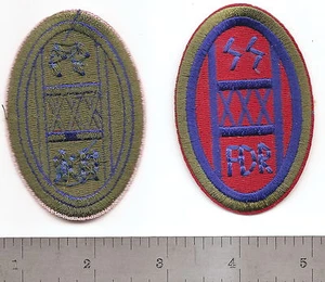 #392 US ARMY 30TH INFANTRY FDR SS OD GREEN BACK - Picture 1 of 1