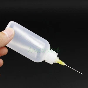 3pcs 50ml Liquid Flux Syringe Funnel Plastic Empty Bottle Welding Soldering DIY - Picture 1 of 7