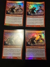 WANDERING GOBLINS x4 ~~ FOIL ~~ X4 Conflux MTG ~~ FREE SHIPPING ~~