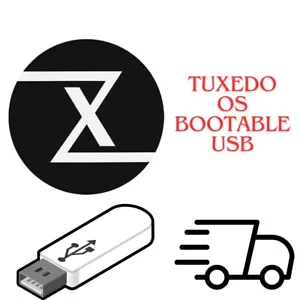 Tuxedo OS Linux USB Drive Bootable Live Installer 64 bit Flash Drive TUXEDO - Picture 1 of 2