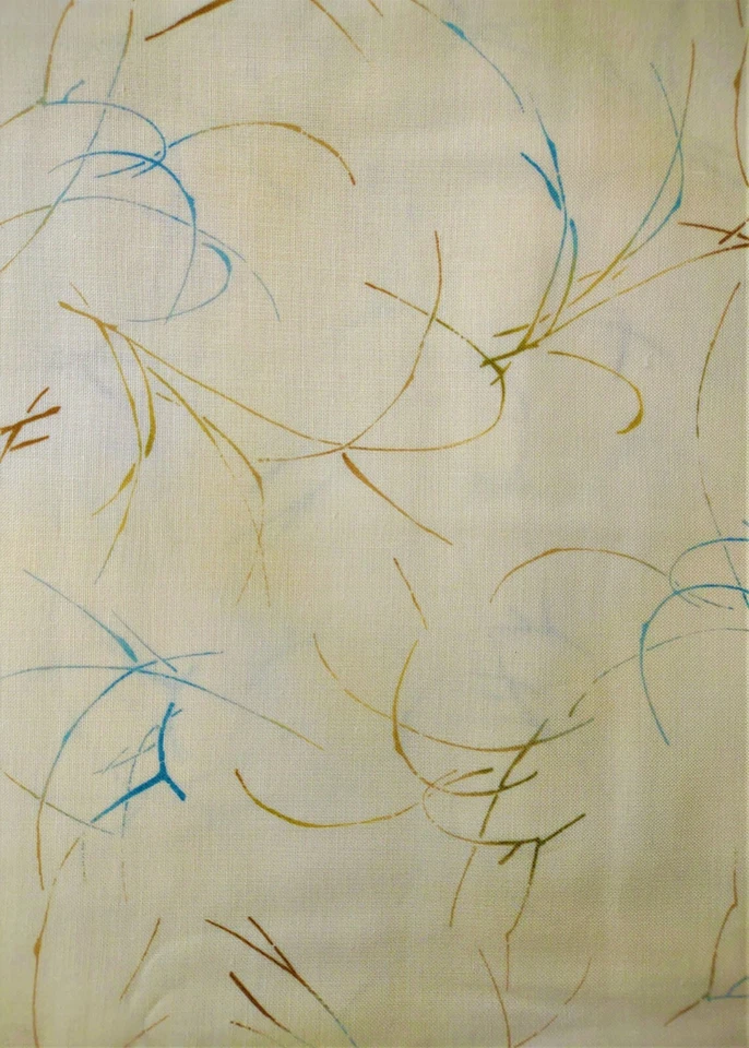 2 Yds Cotton Quilting Fabric-Cho Cho Maywood Studio-Subtle Blue/Brown Abstract - Image 1 of 1