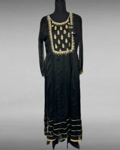 Trajes para mujer paquistaníes listos para usar fiesta de boda india Bollywood 3 piezas - Imagen 1 de 6