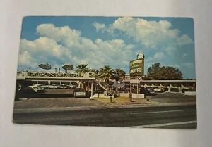 Gila Bend Arizona Postcard EL CORONADO MOTEL Highway 80 Roadside Cars Transport - Picture 1 of 4