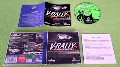 Dreamcast V-Rally 2 Expert Edition [PAL FR] CIB Boîte Notice Sega Console *JRF* - Photo 1/3