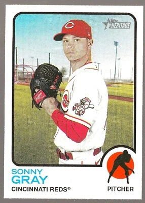 2022 Topps Heritage SONNY GRAY #282 - Cincinnati Reds - Image 1 of 2