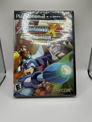 Mega Man X Collection (Sony PlayStation 2, 2006) New Sealed Black Label - Image 1 of 3