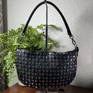 URBAN EXPRESSIONS Schultertasche schwarz silber Nieten - Bild 1 von 14
