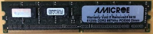 512MB AMICROE DDR2 667Mhz Desktop RAM Memory PC2-5300 DDR2-667 - Picture 1 of 2