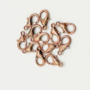 25pcs Lobster Claw Clasp for Necklace Bracelet Jewelry DIY Chain Ring Hook - Picture 1 of 11