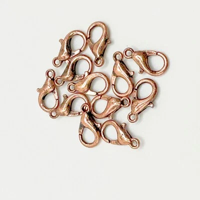 25pcs Lobster Claw Clasp for Necklace Bracelet Jewelry DIY Chain Ring Hook - Image 1 of 3