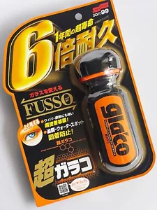 Glaco Fusso Soft99 Ultra Durable 1 Year Water Repellent Glass Coating from Japan - Picture 1 of 9