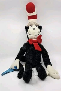 1983 Dr. Seuss Plush Cat in the Hat 26c Umbrella by Coleco Stuffed Animal Korea - Picture 1 of 14