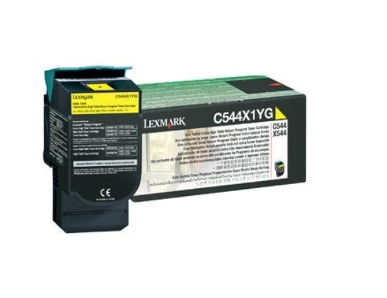 Lexmark Toner C544X1YG Yellow für Lexmark C544 C546 X544 X546 X548 - Bild 1 von 1