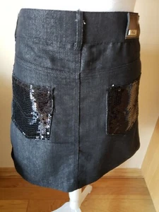 Nuevo ELSY Junior Niñas Negro Falda Corta Talla 44 Hecho en Italia Cintura Ajustable   - Imagen 1 de 5