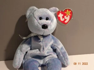 Ty Beanie Babies "Clubby II" 1999 mit Etikett und Etikett Protector - Bild 1 von 6