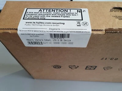 New Sealed Fujitsu S26361-F2341-D433 8GB VMware vSphere Embedded UFM 8GB Device - Image 1 of 2