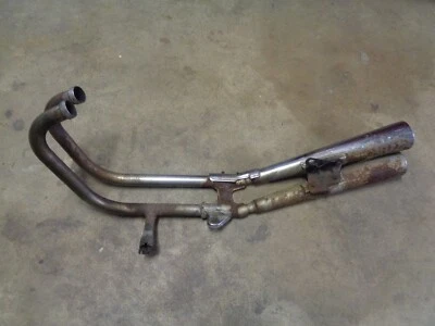 Honda CB900C 1981 personalizado CB900 OEM conjunto de escape derecho cabezales silenciadores 'A' Foto 1 de 4