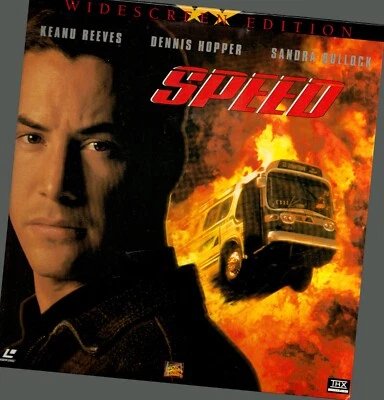 Speed Widescreen Edition (Laserdisc, 1994) Keanu Reeves Sandra Bullock - Image 1 of 2