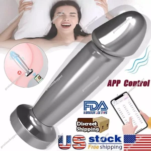 Anal Butt Plug Dildo Vibrator G-spot Prostate Massage Sex Toys for Women Men New - Picture 1 of 13