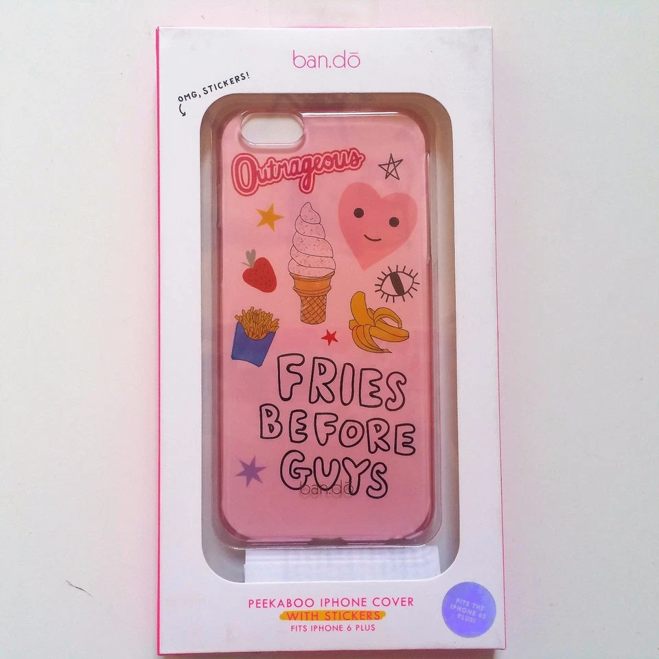 Ban.do iPhone 6 PLUS 6S PLUS Bando PEEKABOO Case w' STICKERS Brand New - Image 1 of 1
